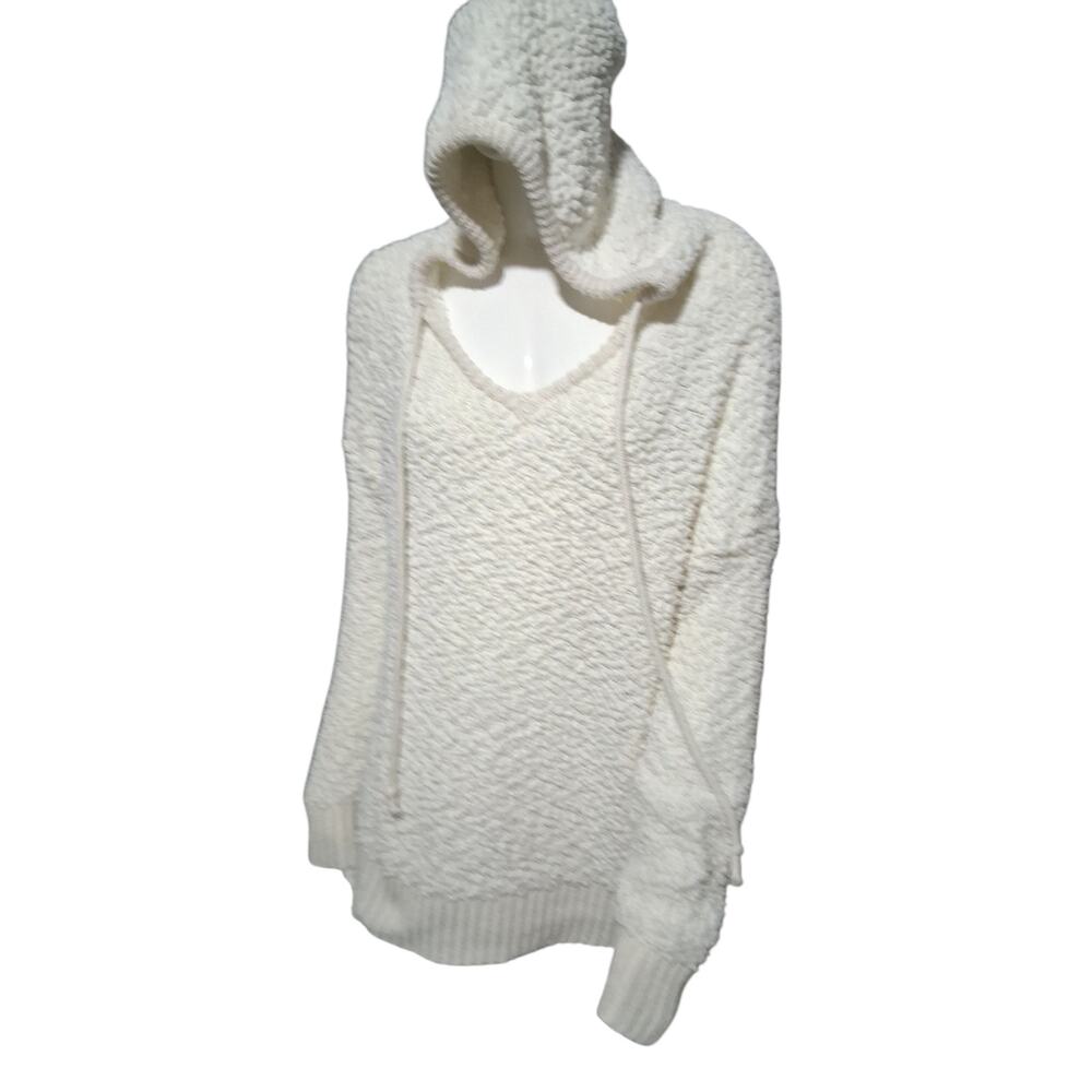 Yahada Women's size S/M Oversized Grungecore Popcorn Chunky Textured Hoodie